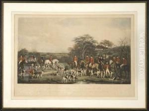 Sir Richard Sutton And The Quorn Hounds by Sir Francis Grant