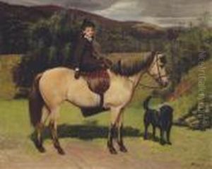 Janet Florence Menzies, On A Pony