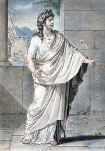 Orestes, costume for 'Andromaque', from 'Research on the Costumes and Theatre of All Nations' by Philippe Chery