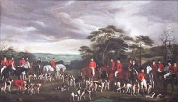 Sir Richard Sutton With The Quorn Hounds - view 1