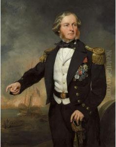 Portrait Of Admiral Sir George Nathaniel Broke-middleton, 3rd Bt. (1812-1887)