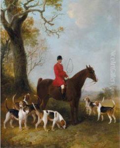 A Huntsman And His Hounds by Sir Francis Grant