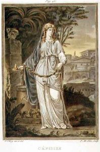 Cephise, costume for 'Andromache', from Volume I of 'Research on the Costumes and Theatre of All Nations' by Philippe Chery