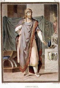 Antiochus, costume for 'Berenice' by Jean Racine, from Volume II of 'Research on the Costumes and Theatre of All Nations' by Philippe Chery