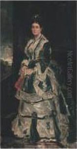 Portrait Of The Baroness Albert Grant by Sir Francis Grant