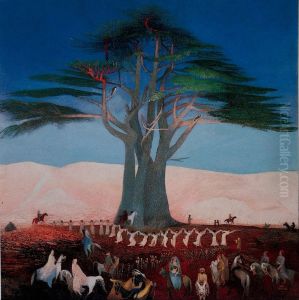 Pilgrimage to the Cedars of Lebanon 1907 by Tivadar Kosztka Csontvary