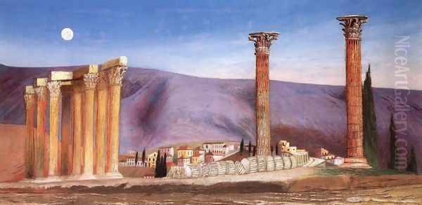 A Jupiter-templom romjai Athenban, 1904 - view 1