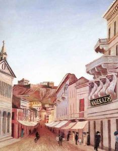 Atheni utca, 1904 by Tivadar Kosztka Csontvary