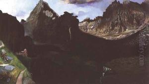 A Nagy Tarpatak volgye a Tatraban, 1904-05 by Tivadar Kosztka Csontvary