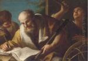 An Astronomer With His Assistants by Nicola Grassi