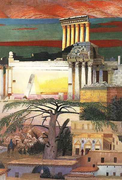 Baalbek (részlet-3), 1906 by Tivadar Kosztka Csontvary