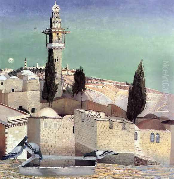 Az Olajfak hegye Jeruzsalemben, 1905 - view 1