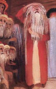 A Panaszfal bejaratanal Jeruzsalemben (részlet-1), 1904 A Panaszfal bejaratanal Jeruzsalemben (részlet-1), 1904