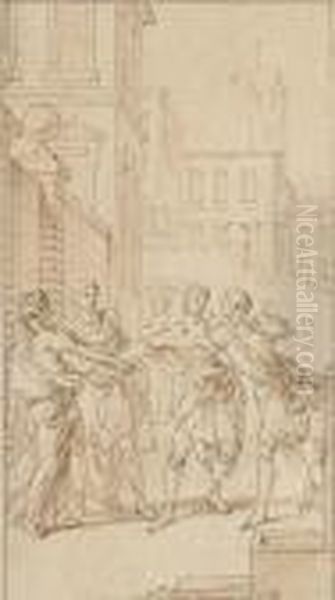 Les Adelphes, Act Ii, Scene 1 - view 1