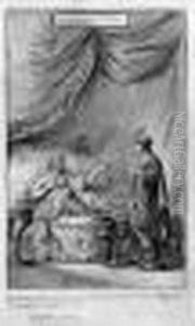 La Mort De Darius by Hubert-Francois Gravelot