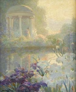 Ladies By A Gazebo
