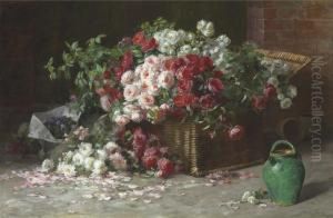 Basket Of Roses by Abbott Fuller Graves