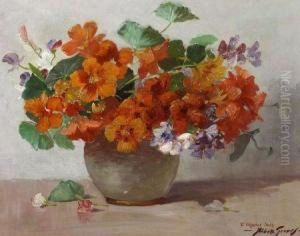 Still Life With Nasturtiums