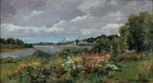 Flower Garden, Kennebunkport, Maine by Abbott Fuller Graves