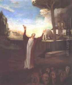 Fohaszkodo Udvozito, 1903 by Tivadar Kosztka Csontvary