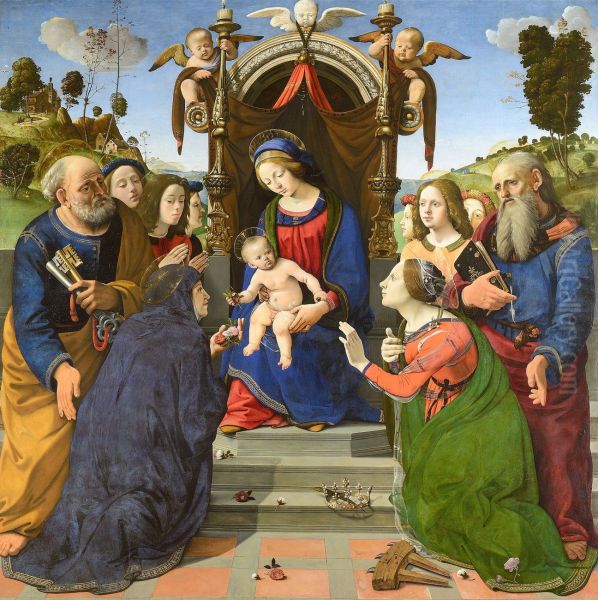 Virgin and Child Enthroned with Saints 1493 - view 1