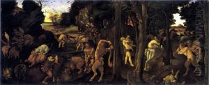 Hunting Scene 1490s by Piero Di Cosimo