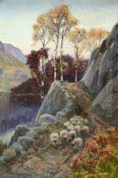 Sheep By The River - view 1