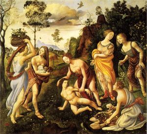 The Finding of Vulcan on Lemnos 1495-1505 by Piero Di Cosimo
