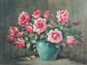 Still Life Of Roses by James Gray