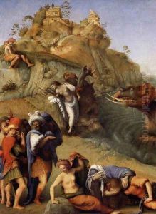 Perseus Frees Andromeda (detail-1) c. 1510