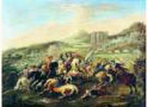 Charge De Cavalerie by Ciccio Graziani