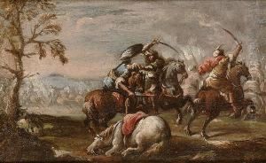A Cavalry Charge; And A Cavalry Skirmish