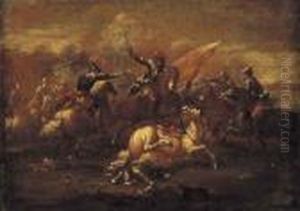 Scontro Di Cavalleria by Ciccio Graziani