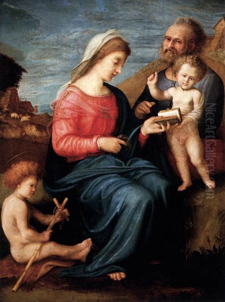 Holy Family with the Young St John the Baptist - view 1