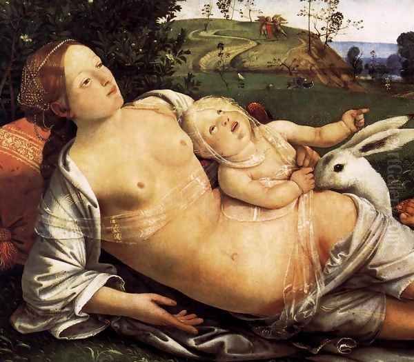 Venus, Mars, and Cupid (detail) - view 1
