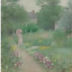 In Miss Florence's Garden by Edmund William Greacen
