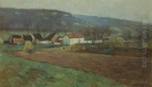 ''the Farm, Giverny, 1907'' by Edmund William Greacen