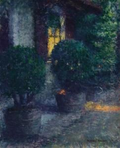 ''giverny Doorway, Night'' by Edmund William Greacen