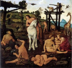 Vulcan And Aeolus 1495-1500 by Piero Di Cosimo