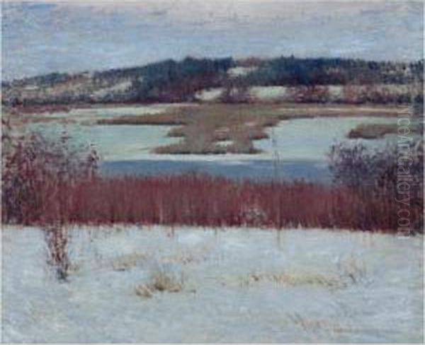 Connecticut River, Meadow And Forest - view 1