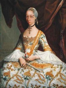 Dona Maria de la Luz Padilla y Cervantes by Miguel Cabrera