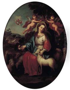 Virgen Pastora by Miguel Cabrera