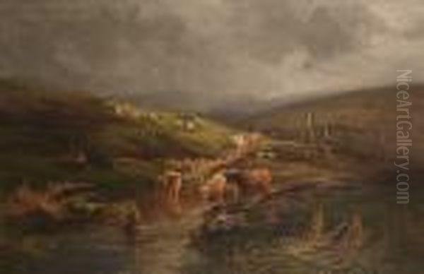 A Moorland Pool, Perthshire - view 1
