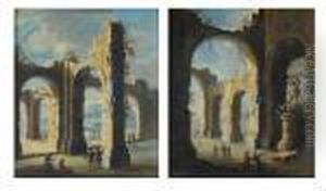 Caprices Avec Ruines Antiques