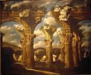 Pillars And Broken Arch by Gennaro Greco