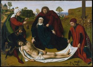 The Lamentation 1450s by Petrus Christus