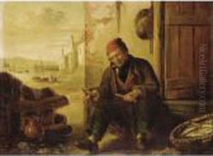 The Mackerel Fisherman by Alfred H. Green