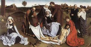 The Lamentation 1455-60 by Petrus Christus