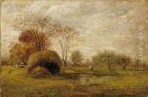 Autumn Landscape by Charles Edwin Lewis Green