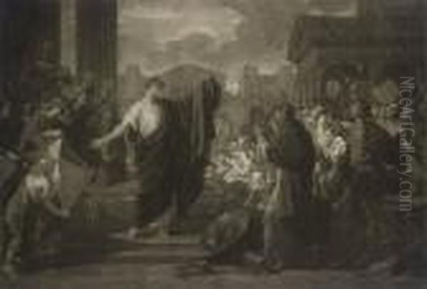 Mark Anthony Showing The Robe, And The Will Of Ceaser To The Peopleof Rome - view 1